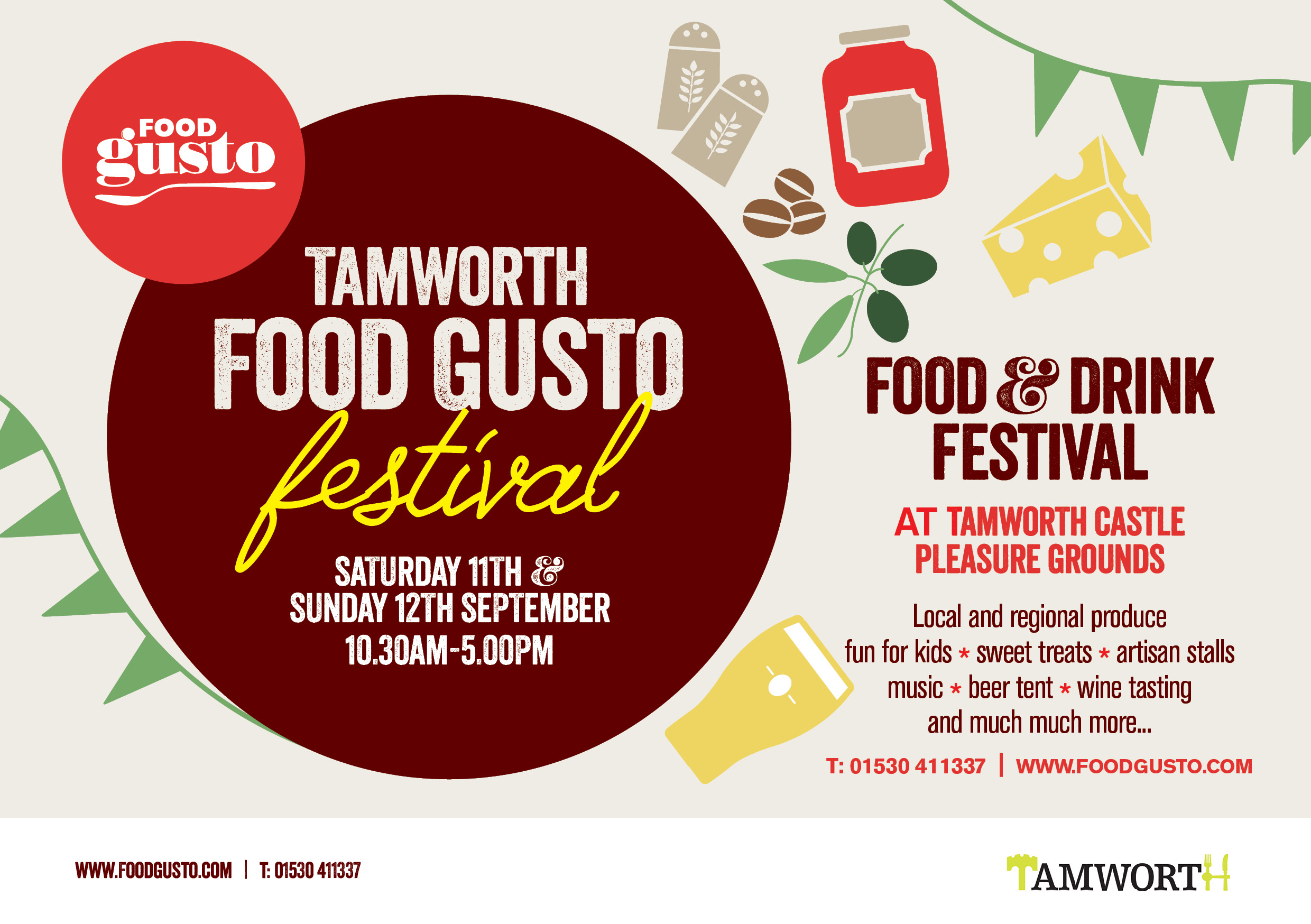 Tamworth Festival Leaflet FOOD GUSTO